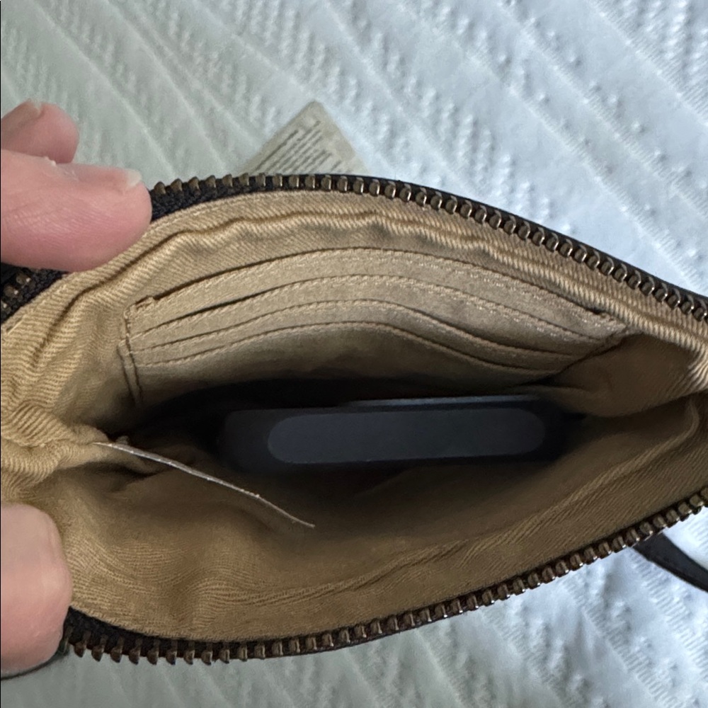 Black Leather Crossbody Bag - Picture 6 of 6